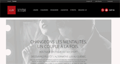 Desktop Screenshot of boutiqueluv.ca